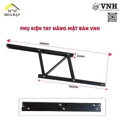 Phụ kiện tay nâng mặt bàn Vinahardware loại 380mm VNH TL9385-TL9385