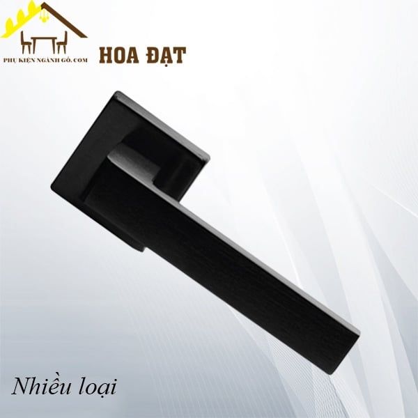 Khóa tay gạt vuông, màu đen - KT714B