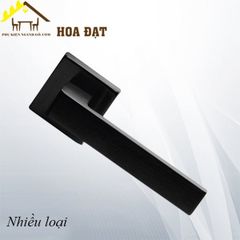 Khóa tay gạt vuông Vinahardware, màu đen - KT714B