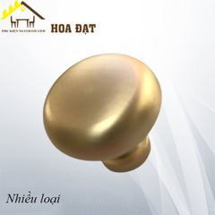 Núm tay nắm tròn Vinahardware phi 30mm, hợp kim màu vàng - HD0030V