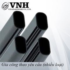 Ống oval 15x27mm, dày 0.8mm, inox 201, sơn đen-OIN152708B2000