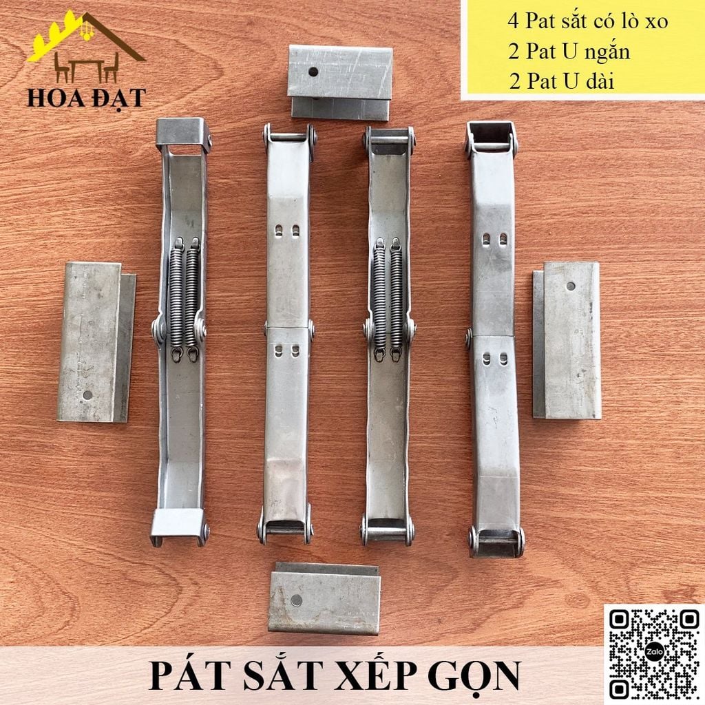 Pat SẮT gấp cho bàn xếp gọn Vinahardware - Phụ kiện gấp gọn VINA028457