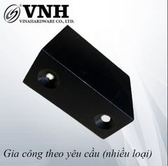 Tay nắm nhôm hình L Vinahardware, sơn đen - HD5776B