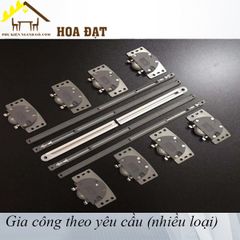 Bộ cửa lùa giảm chấn ray âm VNH - VNH20003