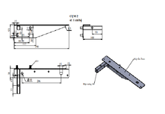 Chi tiết tay nâng mặt bàn cụm 1 (Cái) Vinahardware