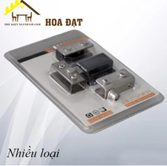 Bản lề kẹp kính đơn, inox 201 - H0048I