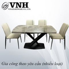 Ghế ăn mặt nệm Vinahardware, màu trắng - VNH7285111
