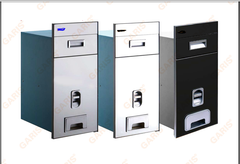 Thùng gạo mặt kính đen Vinahardware - VNH06250GR