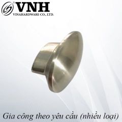 Núm tay nắm tủ Vinahardware loại 25x43mm ovan xi mạ nikel xước HD0210N-HD0210N