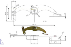 Tay nâng cửa LD1118-LD1118