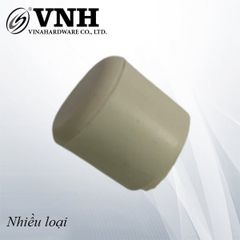 Nút nhựa chân bàn tròn Vinahardware, màu trắng - NNB19T