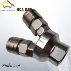 Đầu nối nhanh 2 đầu dây hơi nhiều loại
