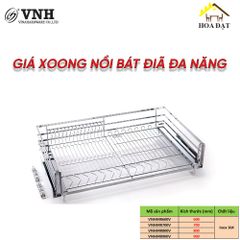 Giá xoong nồi bát đĩa đa năng Vinahardware, inox 304 , nhiều kích thước