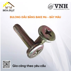 Bulong đầu bằng bake Vinahardware loại M6, bảy màu-PCS625Z23
