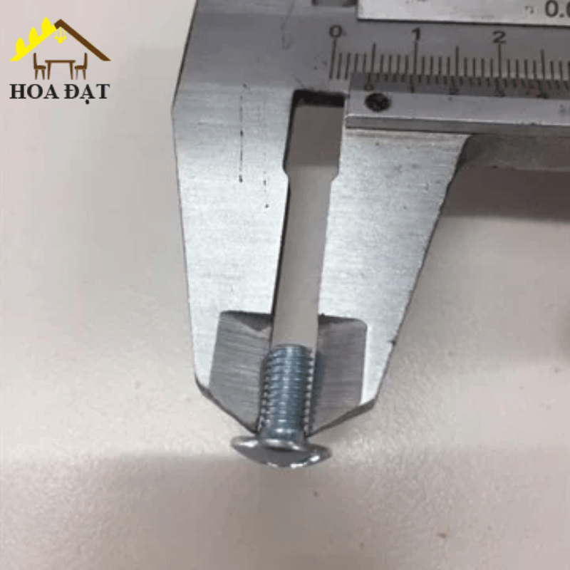 Bulong đầu dù tay nắm Vinahardware loại M5, M6 màu trắng - PCS515Z1