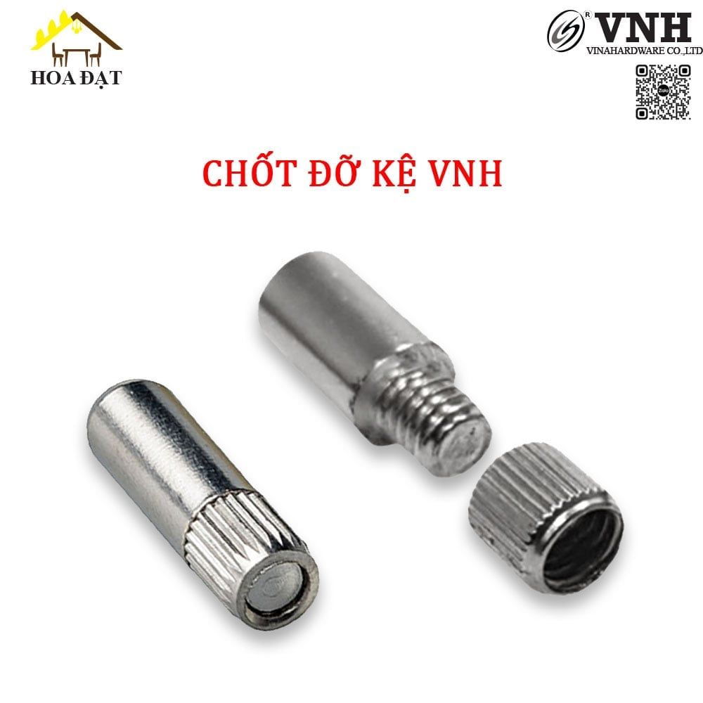 Thân chốt đỡ kệ Vinahardware loại 8x19mm VNH CDK12182-CDK12182