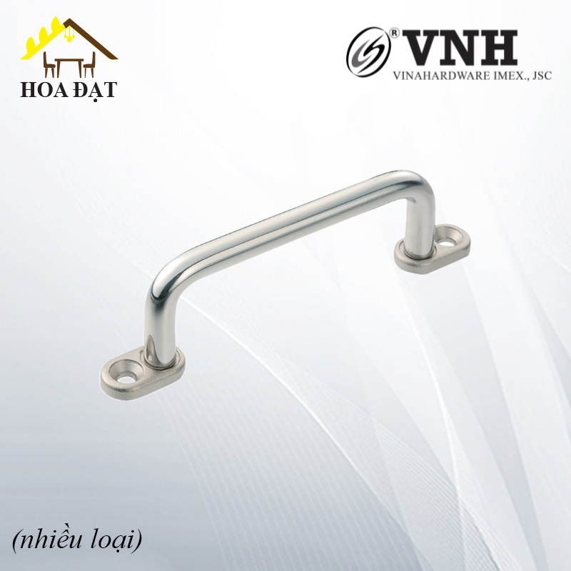 Tay nắm cửa tâm lỗ Vinahardware loại 120mm, inox 304 - HD0115D120-HD0115D120