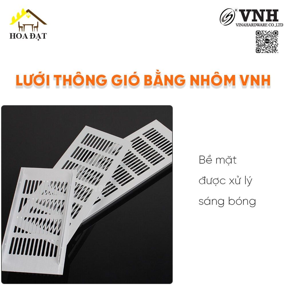 Lưới thông gió bằng nhôm Vinahardware - GR50150