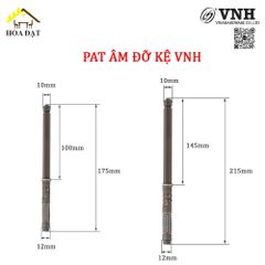 Pat ( bas) âm đỡ kệ Vinahardware phi 10x100mm VNH USS903Z100-USS903Z100