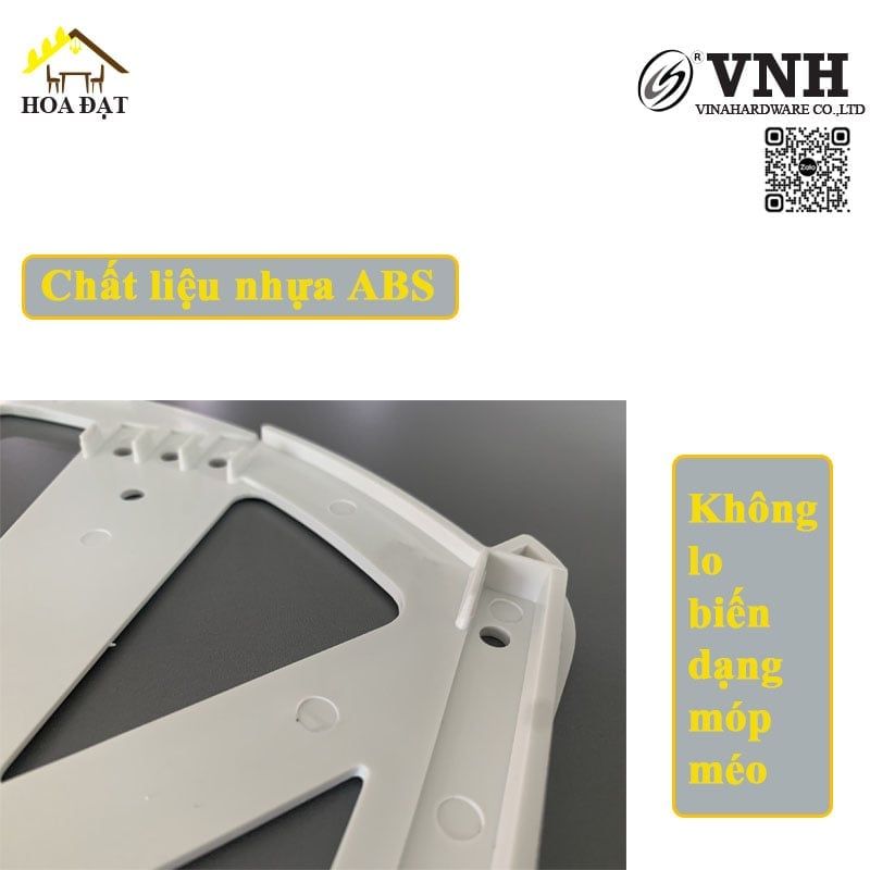 Bản lề tủ giày nhựa  ABS cao cấp 3 tầng Vinahardware PSS923R-PSS923R