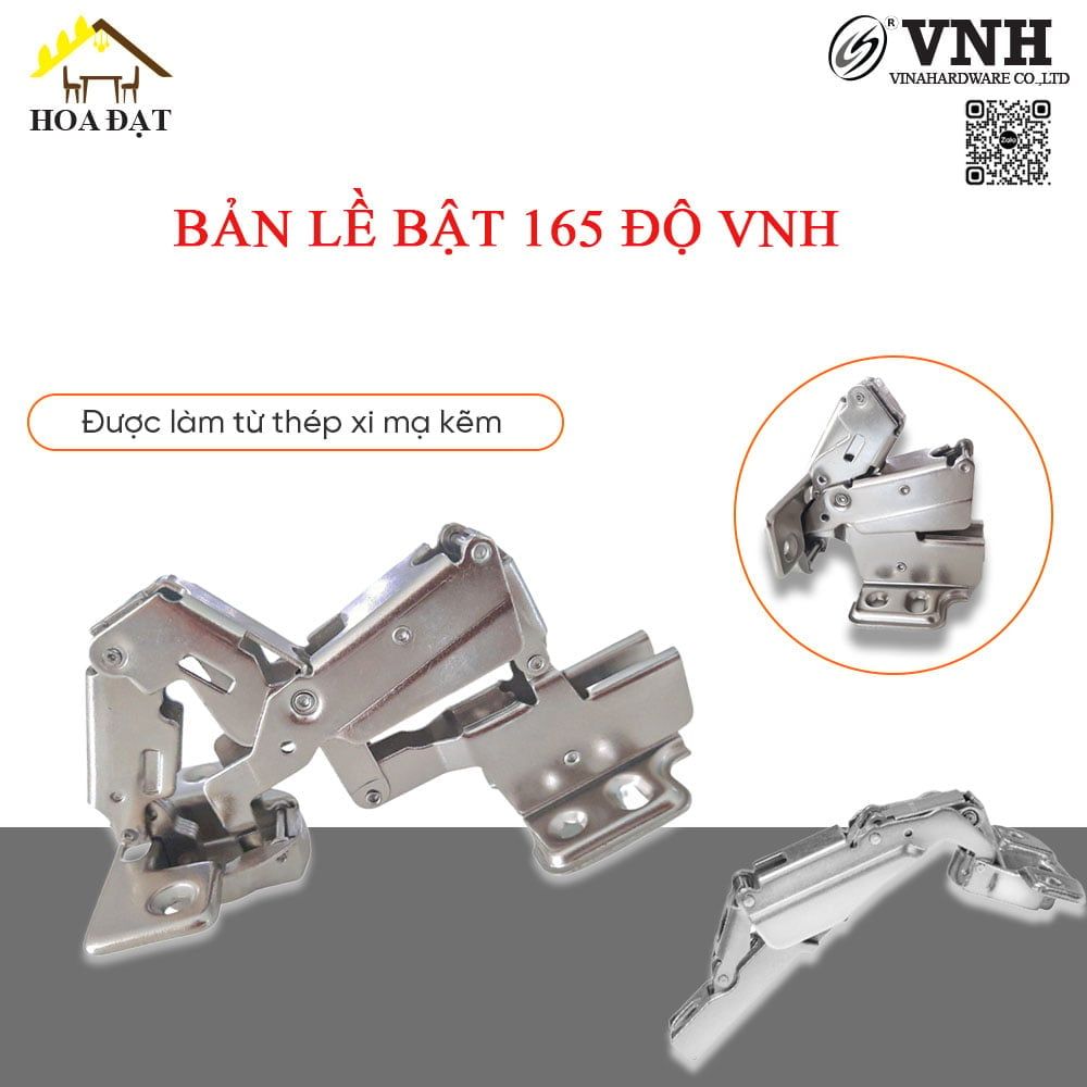 Bản lề bật 165 độ Vinahardware H9986A15
