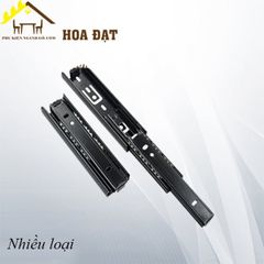 Ray bi 3 tầng Vinahardware, bản 45mm, không giảm chấn, màu đen -BBS0345300JNR