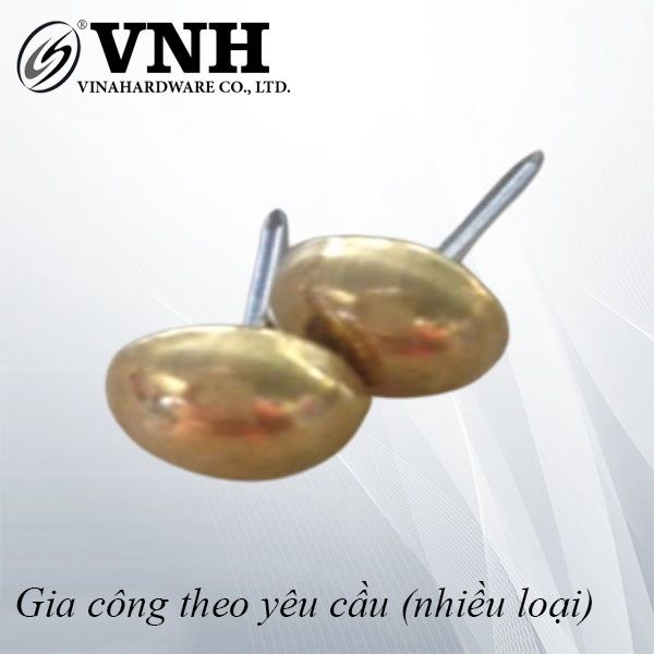 Đinh dù bọc đồng, màu vàng-DS025V