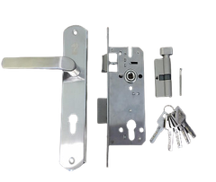 Khóa cửa tay gạt Vinahardware  loại 260mm, inox 304 - KT260C304