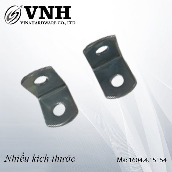 Pat ( bas) ke vuông màu trắng 2 lỗ Vinahardware kích thước 17.4*17.4mm P1616-P1616