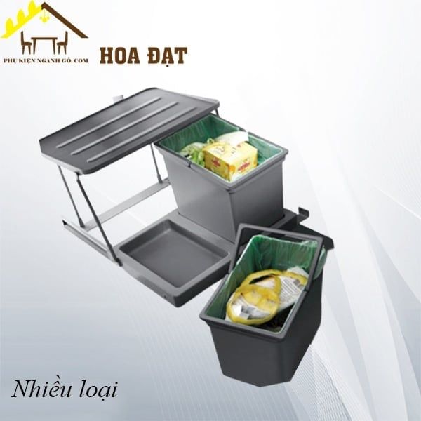 Thùng rác âm tủ nhựa Vinahardware - VNH368280330