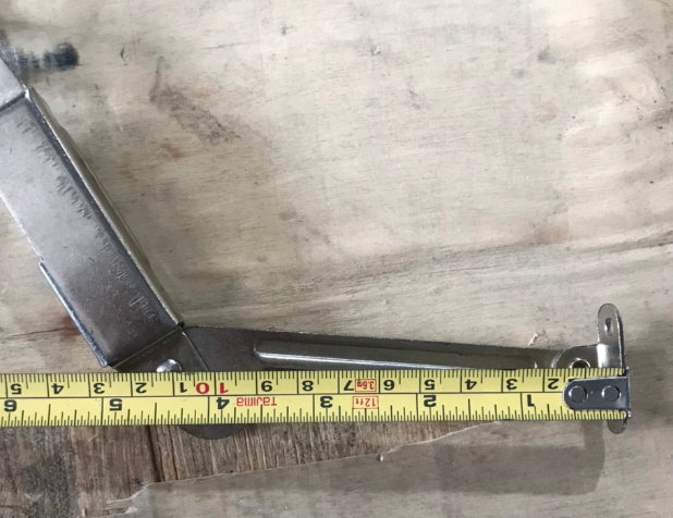 Tay nâng cửa tủ Vinahardware, màu nikel - LD93850