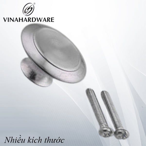 Núm Tay nắm Vinahardware kích thước 31x15mm chất liệu inox, màu mờ VNH3115I