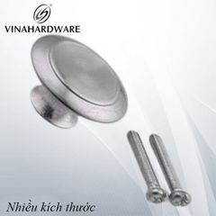 Núm Tay nắm Vinahardware kích thước 31x15mm chất liệu inox, màu mờ VNH3115I