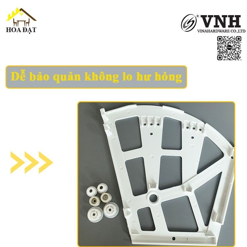Bản lề tủ giày nhựa  ABS cao cấp 3 tầng Vinahardware PSS923R-PSS923R