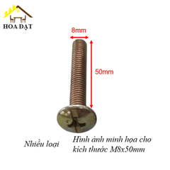 Bulong đầu dù bake Vinahardware, bảy màu M8 x 50 CS850SC23-CS850SC23