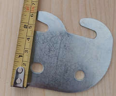 Pat ( Bas) giường hình con thỏ Vinahardware kích thước 72x62x2mm, xi trắng - BB1014Z-BB1014Z