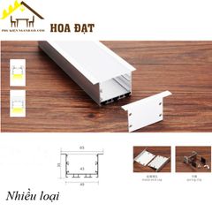 Thanh nhôm led âm trần 49x35mm-VNH4935