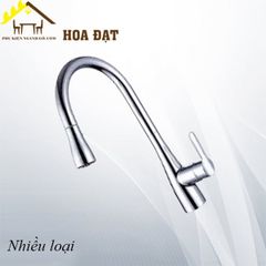 Vòi nước Vinahardware inox 304, có dây rút - VNH119I