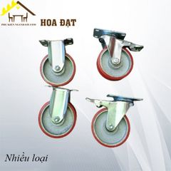 Bánh xe PU gang, không khóa Vinahardware - CTG100KK