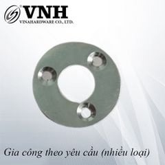 Pat (bas) tròn 40x17x1.2mm, xi trắng - VNH401712