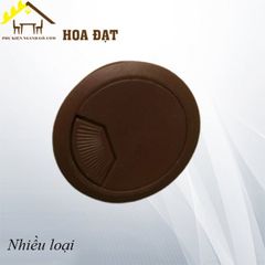 NẮP LUỒN DÂY ĐIỆN NHỰA PC VINAHARDWARE, PHI 50MM-W50PC - MÀU NÂU