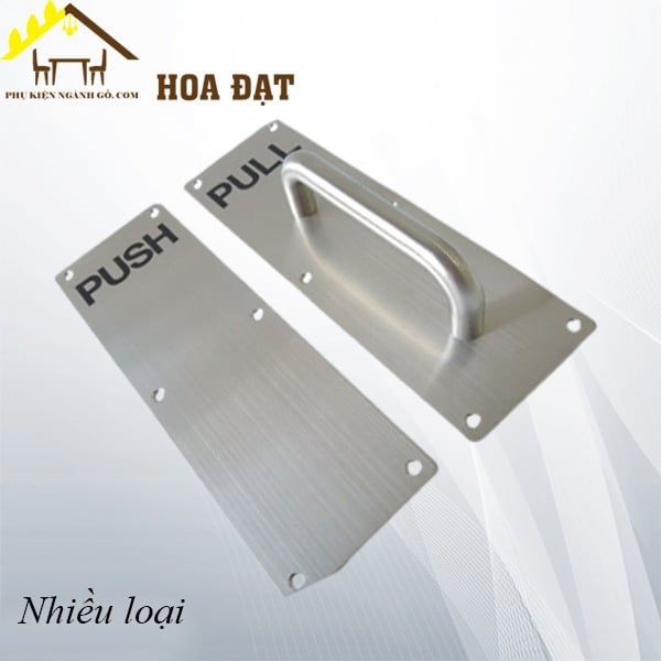 Tay đầy cửa PUSH - PULL Vinahardware loại 80x300mm, inox 304 - HD30PUSH