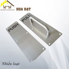 Tay đầy cửa PUSH - PULL Vinahardware loại 80x300mm, inox 304 - HD30PUSH
