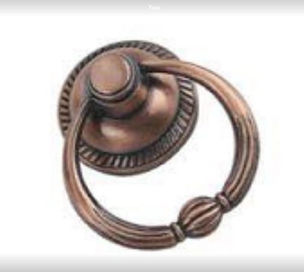 Núm tủ tròn loại nặng Vinahardware, màu nâu - HD0096N