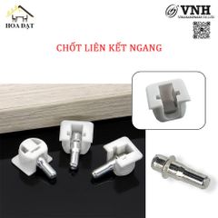 Chốt liên kết ngang Vinahardware màu xám loại 17.5x21mm - CC17521UN
