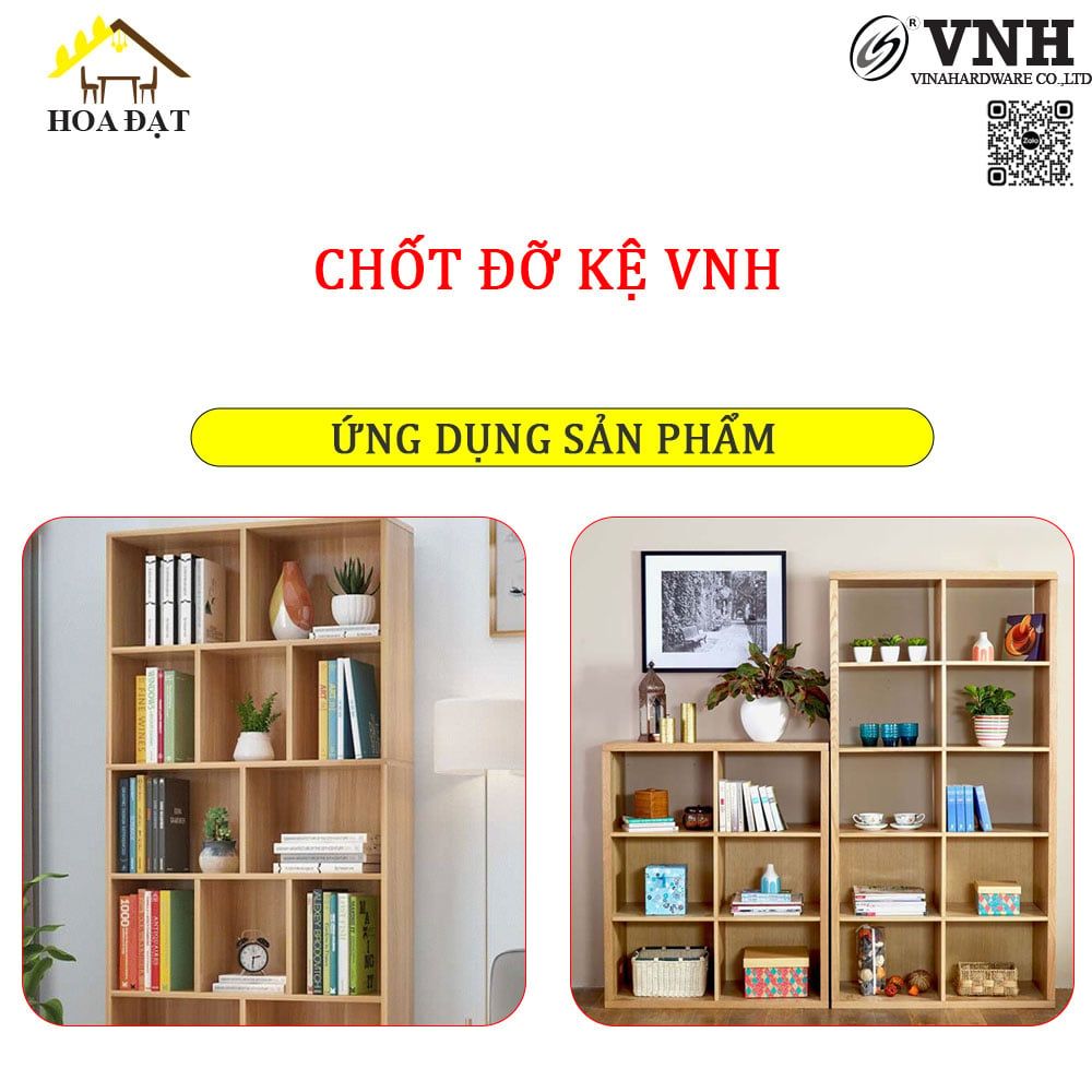 Thân chốt đỡ kệ Vinahardware loại 8x19mm VNH CDK12182-CDK12182