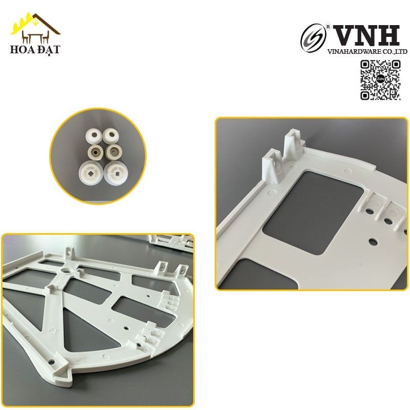 Bản lề tủ giày nhựa  ABS cao cấp 3 tầng Vinahardware PSS923R-PSS923R