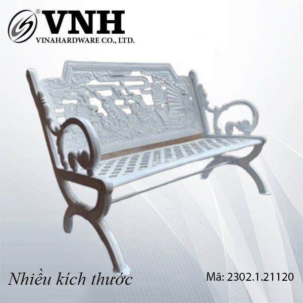 Ghế sân vườn, gang đúc cao cấp Vinahardware - VNH045561