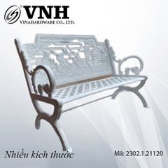 Ghế sân vườn, gang đúc cao cấp Vinahardware - VNH045561