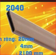 Ron cửa chống cháy Vinahardware kích thước 4x20mm, dài 2100mm, màu đen - RONCC420